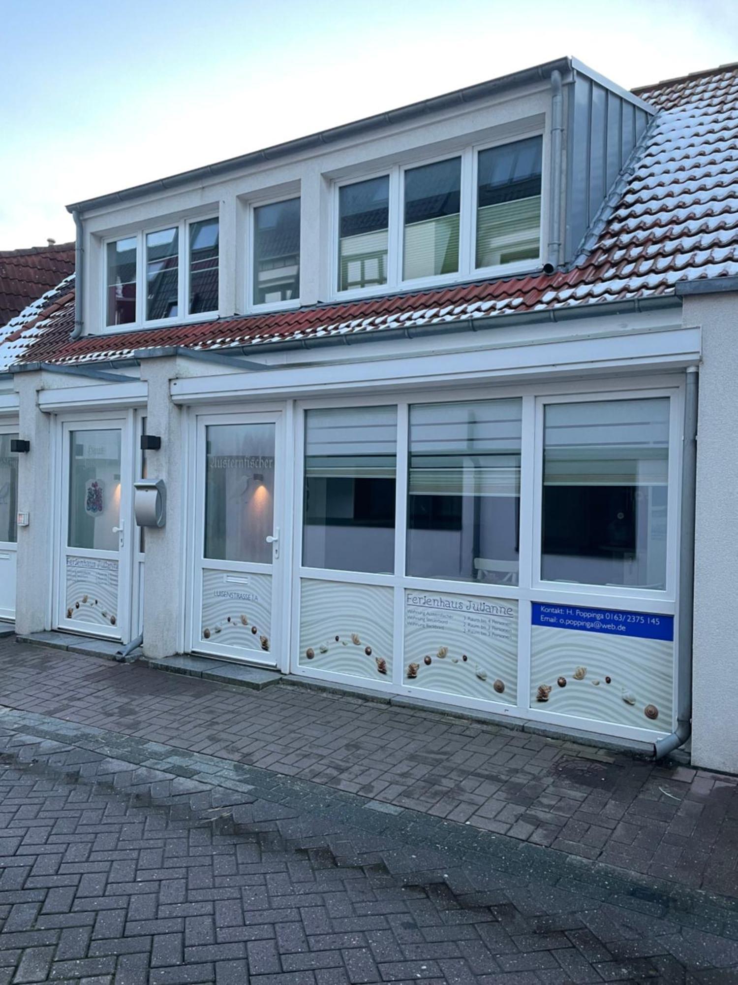 Haus Julianne, Wohnung Backbord, Familie Poppinga ノルダーナイ エクステリア 写真